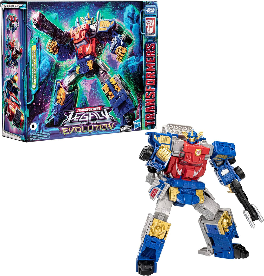 Transformers Legacy Evolution Commander-Klasse Armada Universe Optimus Prime, 19 cm grosse Action-Fi