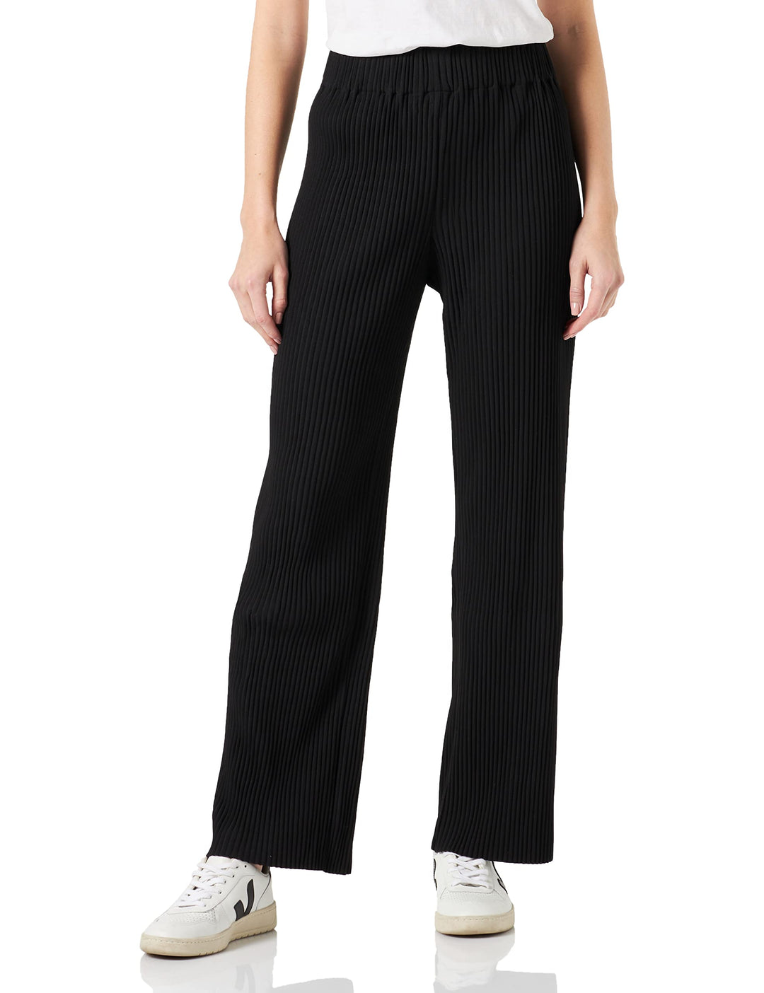 YAS Women's Yasalisa Hw Pant S. Noos Trousers S Schwarz, S Schwarz