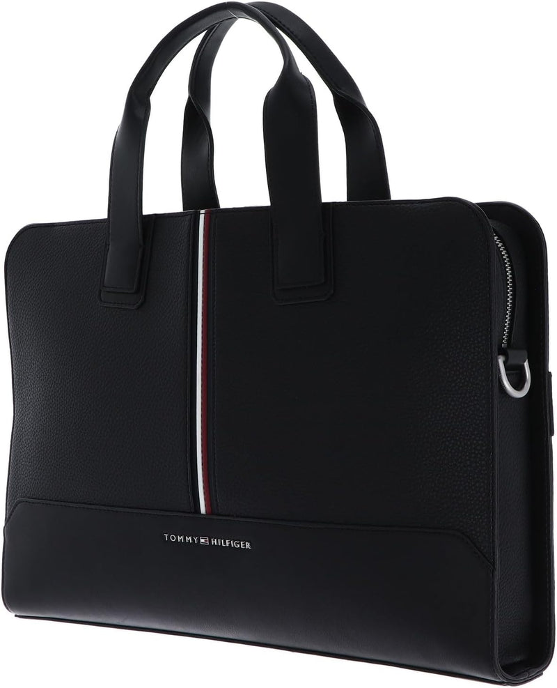 Tommy Hilfiger TH Central Slim Computer Bag Black