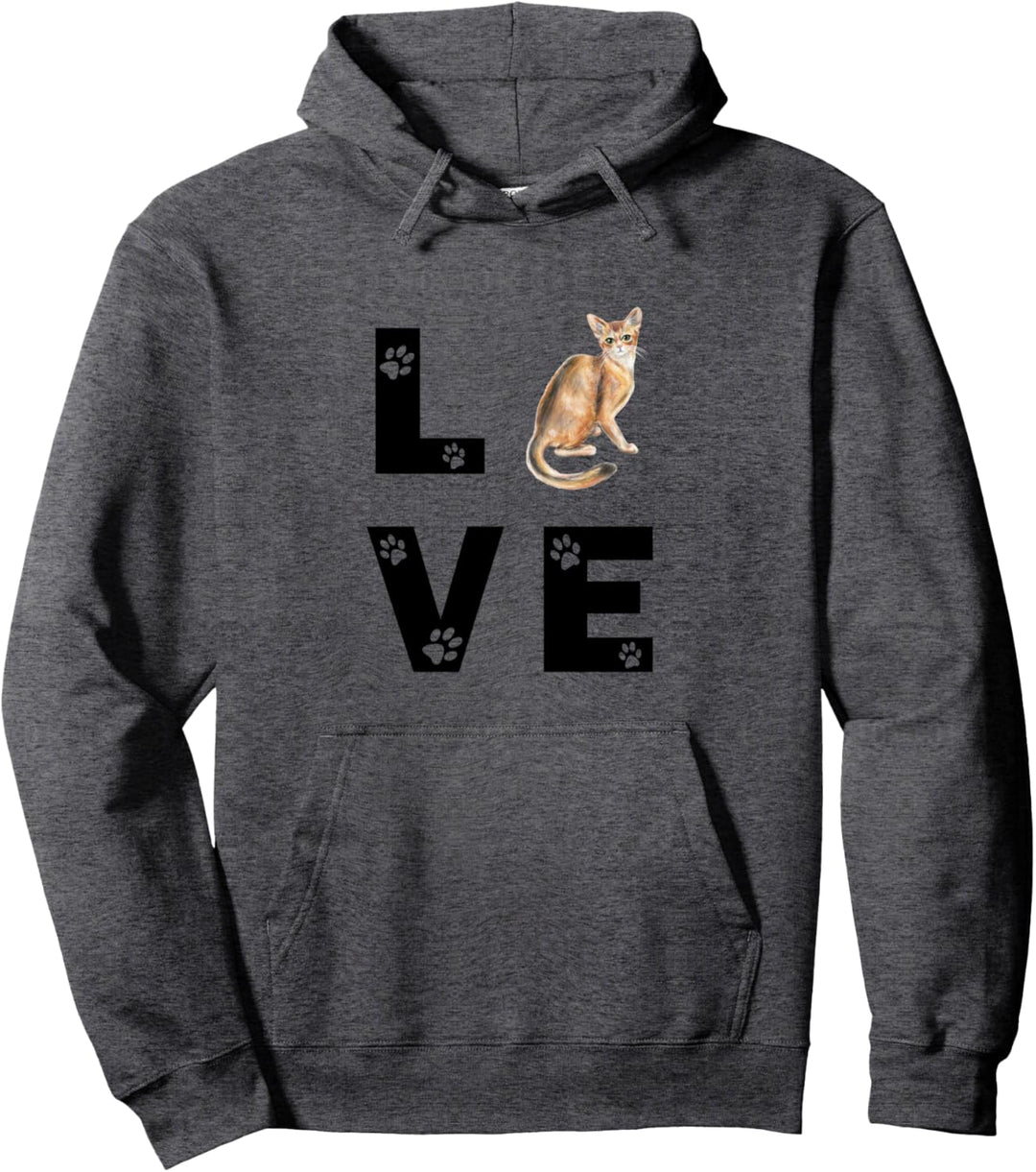 ABESSINIER Katze Love Katzenmama Frauchen Pullover Hoodie