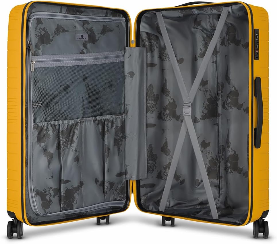 Franky Dallas 3.0 Hartschalen-Trolley mit 4 Rollen 75cm | Ausgestattet mit TSA-Schloss, Leicht | Car