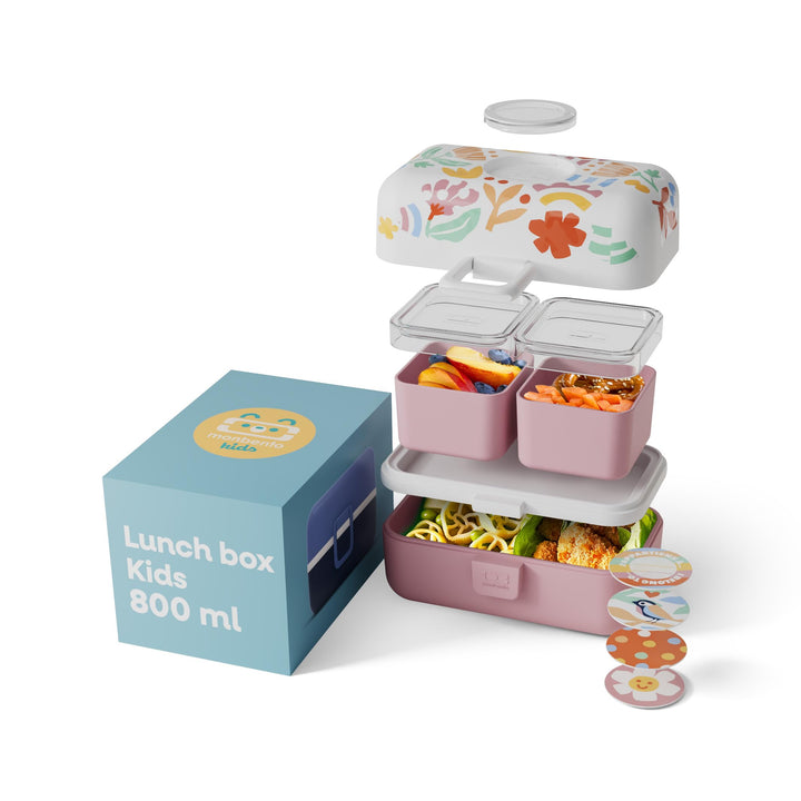 monbento - Brotdose Kinder MB Tresor - 3-Fächer Lunchbox für Kinder - Jausenbox Kinder - Ideal für S