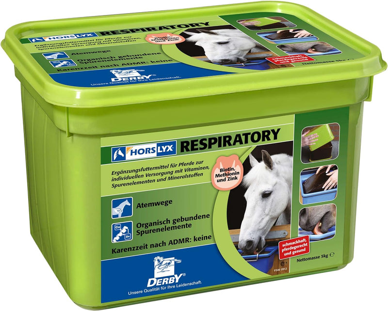 Leckmasse ´Horslyx´, Respiratory 5kg Respiratory 5000g, Respiratory 5000g