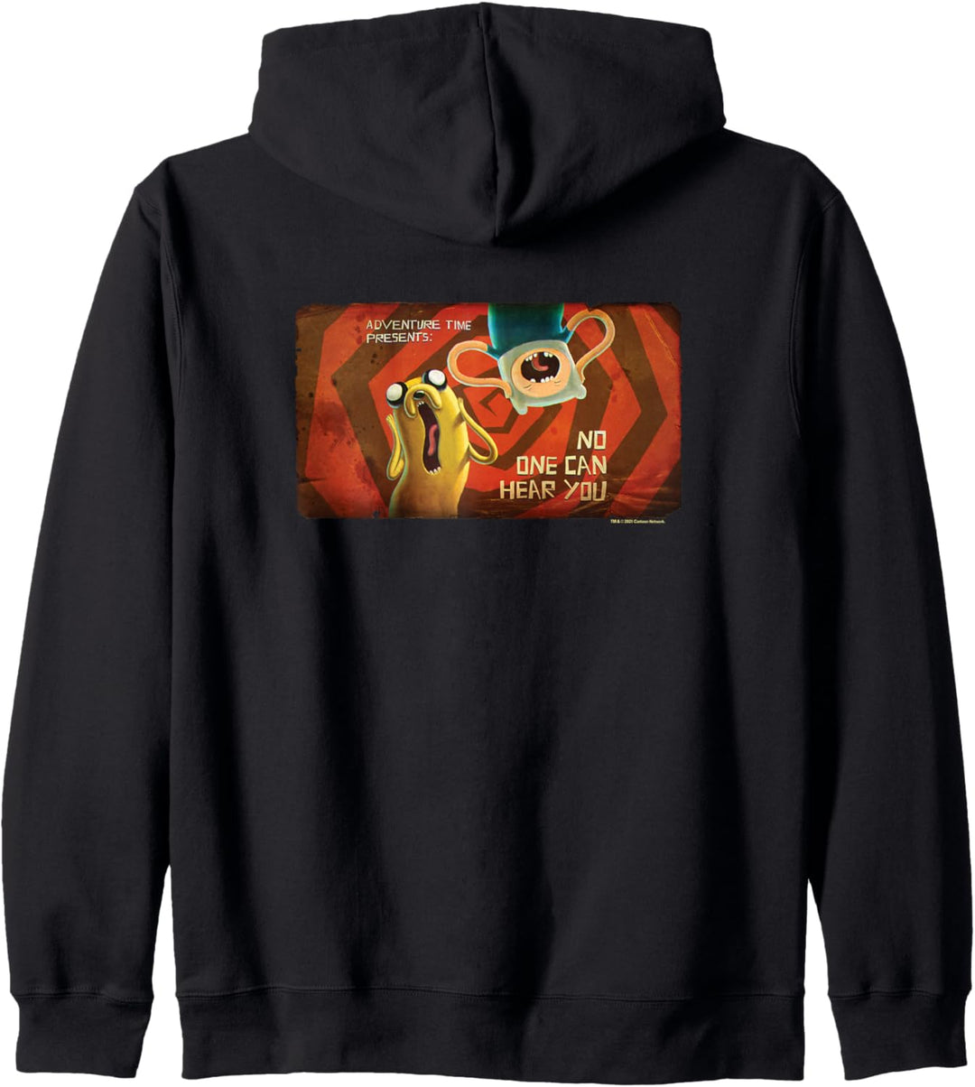 Adventure Time No One Can Hear You Card Kapuzenjacke