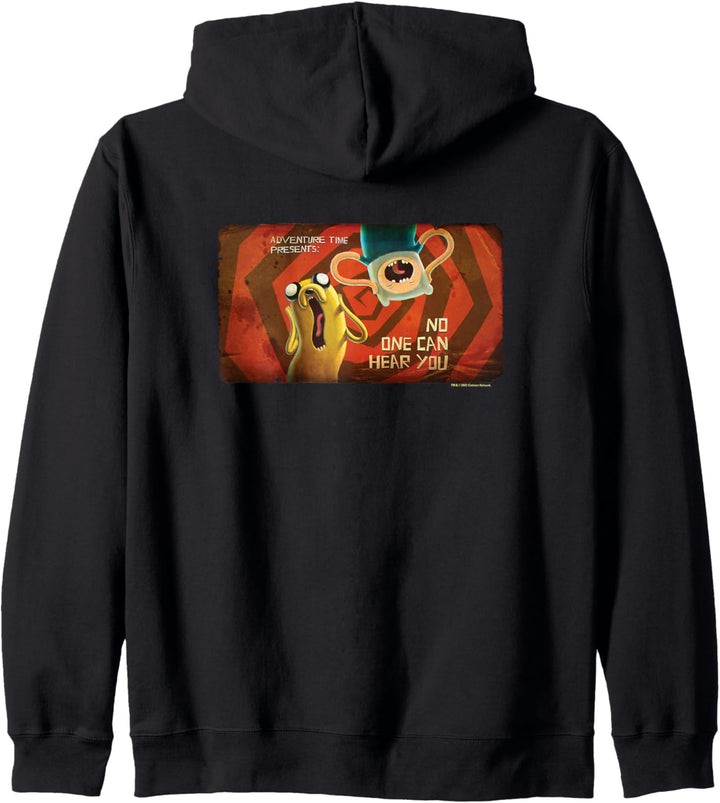 Adventure Time No One Can Hear You Card Kapuzenjacke