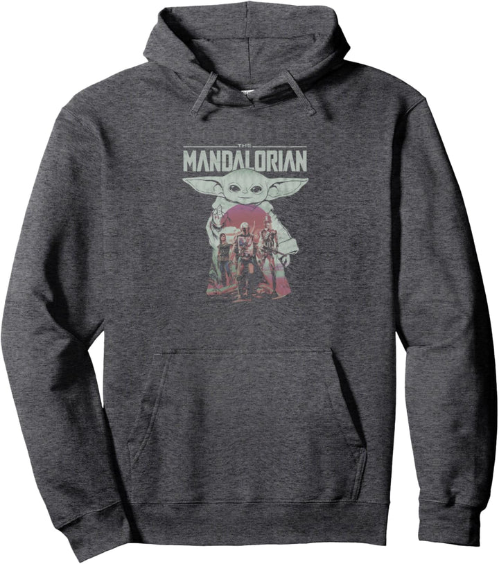 Star Wars: The Mandalorian Grogu The Child Portrait Fill Pullover Hoodie