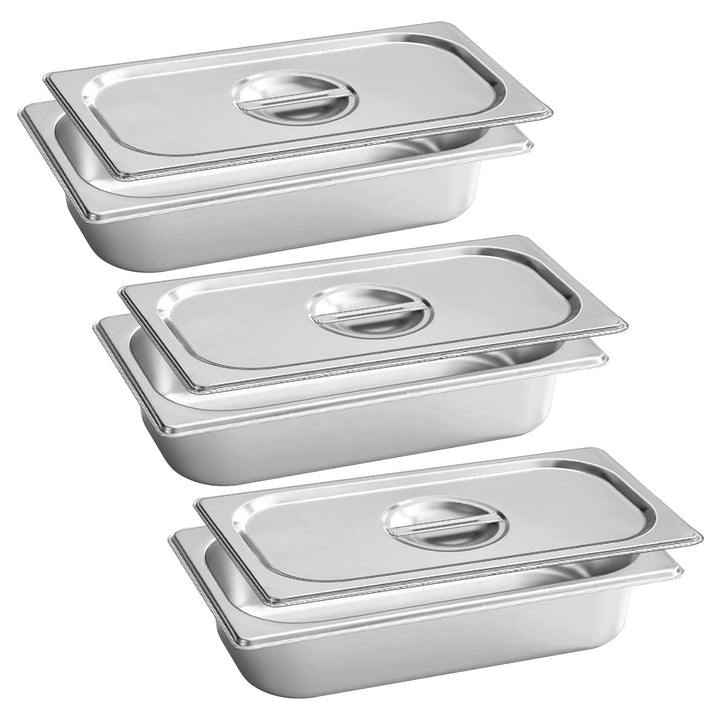 Panier-Set Aus Edelstahl,3 Stück 32.5 * 17.5 * 6.5cm Panierschalen Set Mit Deckel,Schale Zum Paniere
