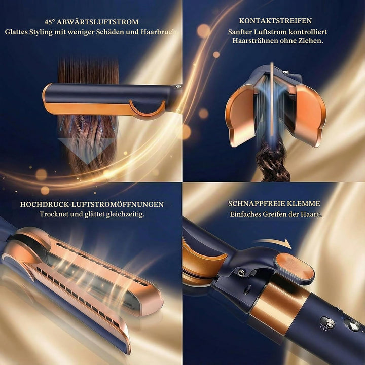 Haarglätteraufsatz Luftstromaufsatz ohne Heizplatten für Airwrap HS01 HS05 HS08 Haarglätteraufsatz f