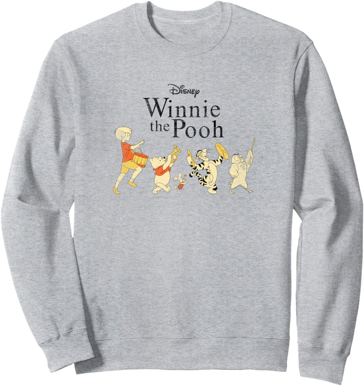 Disney Winnie The Pooh Group Shot Musical Line Sweatshirt
