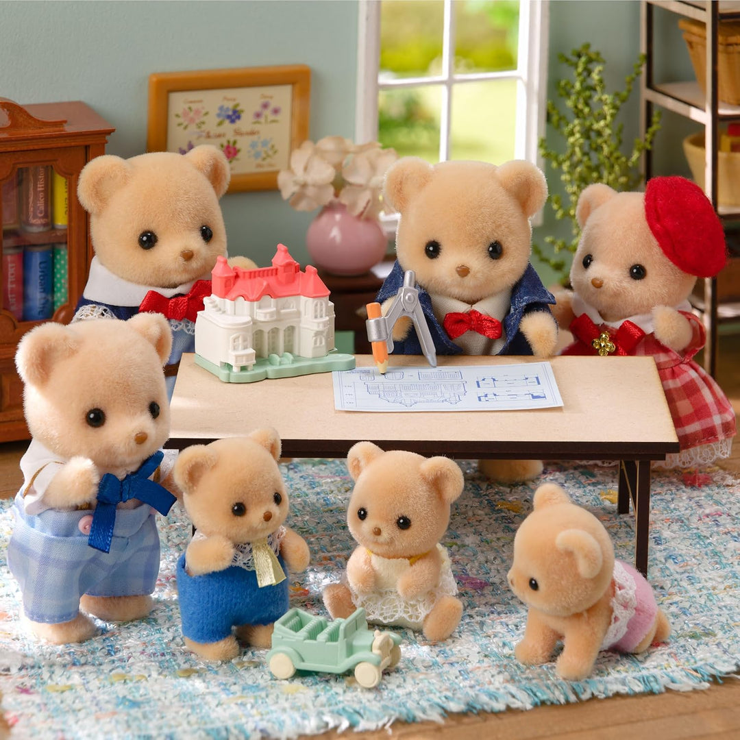 Sylvanian Families - 5852 Biscuit Bären Geschwister Picknickspass, Spielset mit Tierfigur und Zubehö
