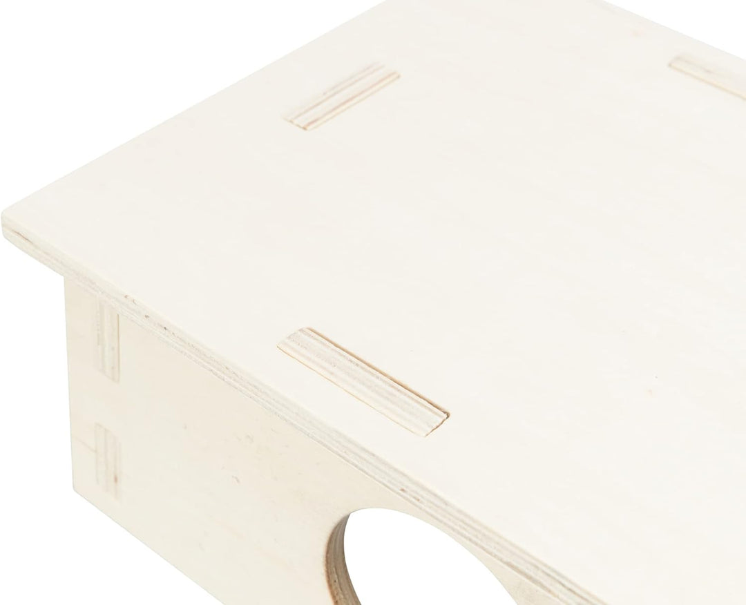 TRIXIE artgerechtes Kleintierhaus ohne Klammern und Nägel für grosse Hamster und Degus, mit Zwei Kam