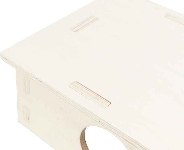 TRIXIE artgerechtes Kleintierhaus ohne Klammern und Nägel für grosse Hamster und Degus, mit Zwei Kam