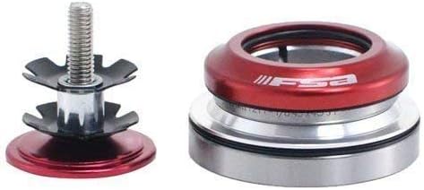 FSA NO.42/ACB-A Orbit C-40 Integrated 1-1/8Inches to 1.5Inches ID 42/52 mm Tapered Headset, Red, XTE
