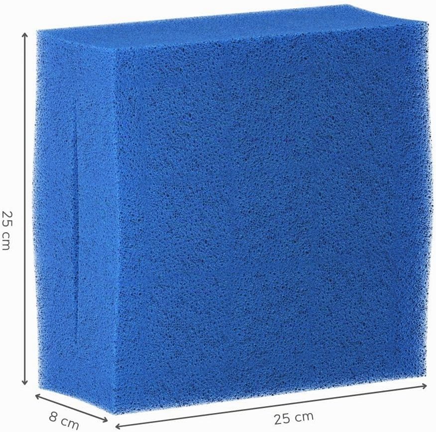 3X Ersatz Filter Schwamm passend für Oase Biotec 5 (2X grob 10ppi + 1x fein 30ppi) | Set 2X Blau 1X