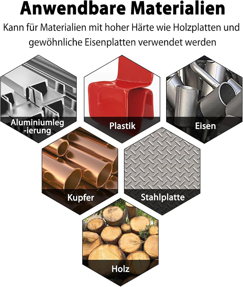 LARS360 Metallbohrer Set Bohrersets 170 pcs Metallbohrersortiment HSS geschliffen, Handbohrmaschine