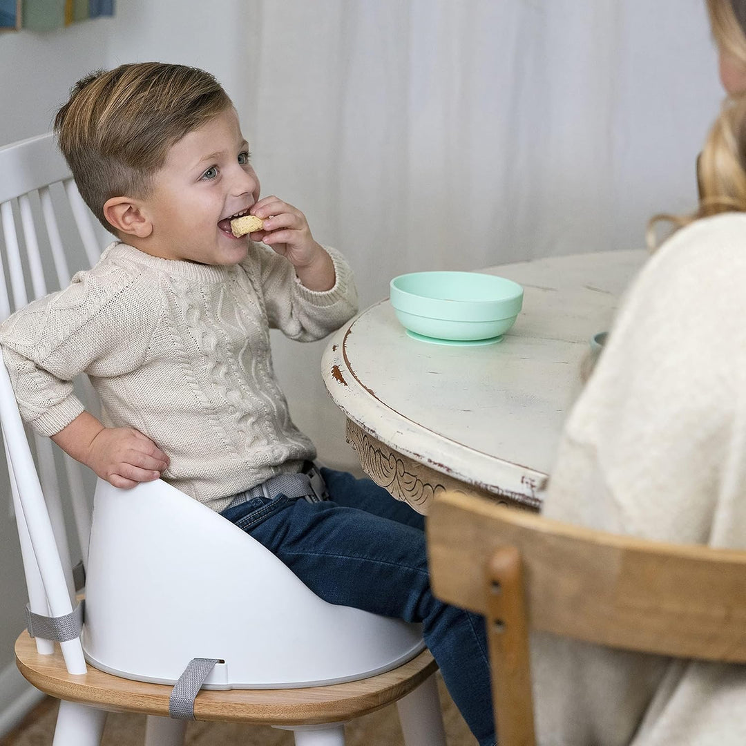 Ity by Ingenuity, Simplicity Seat, Oat, Sitzerhöhung, leicht zu reinigen, mit Sicherheitsgurt, weich