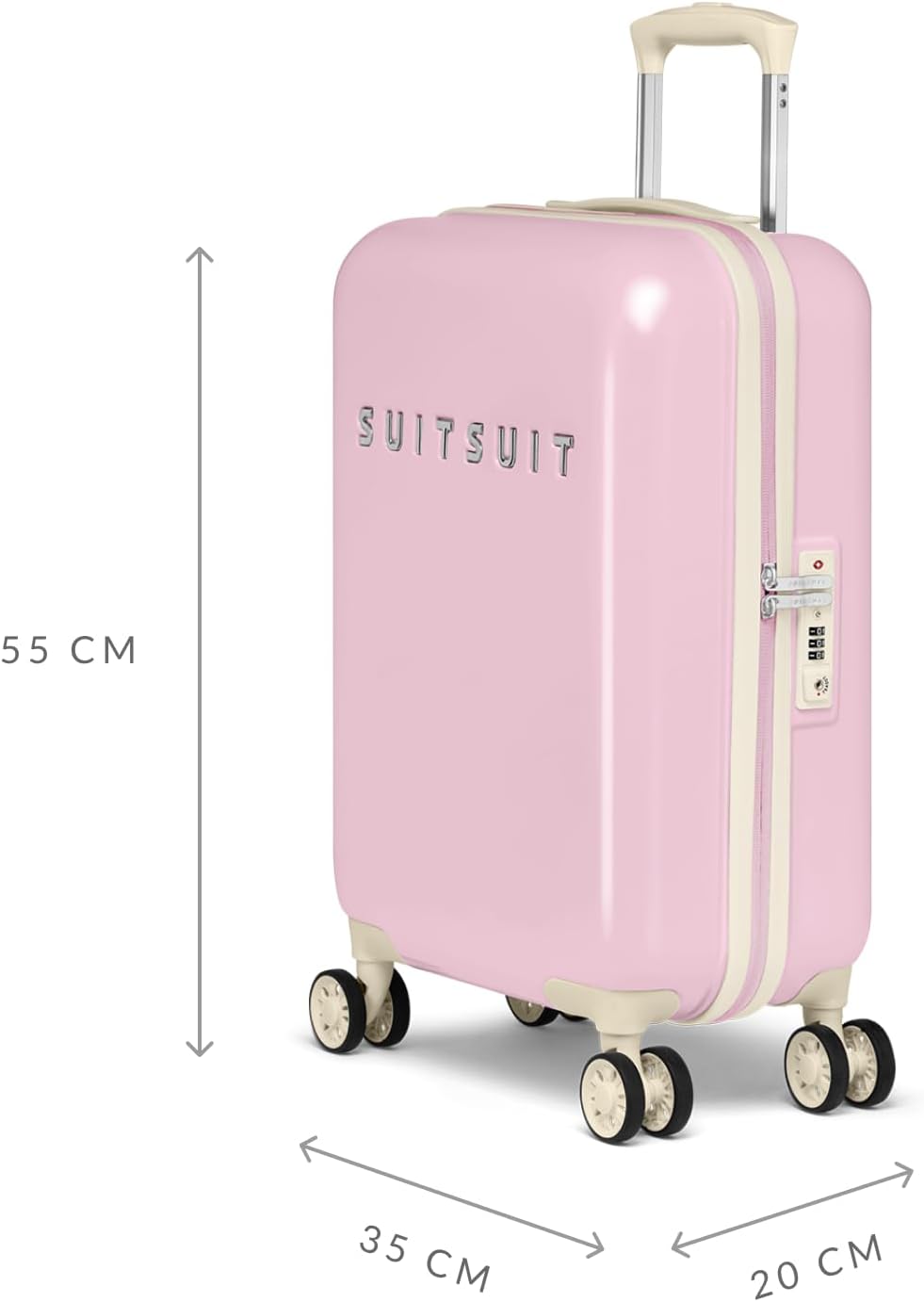 SUITSUIT - Fabulous Fifties - Pink Dust - Handgepäck (55 cm) S Pink Dust, S Pink Dust