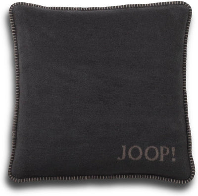 Joop! Kissenhülle Uni Doubleface Taupe-Anthrazit Baumwolle/Polyacryl, Masse: 50cm x 50cm, 651273 50