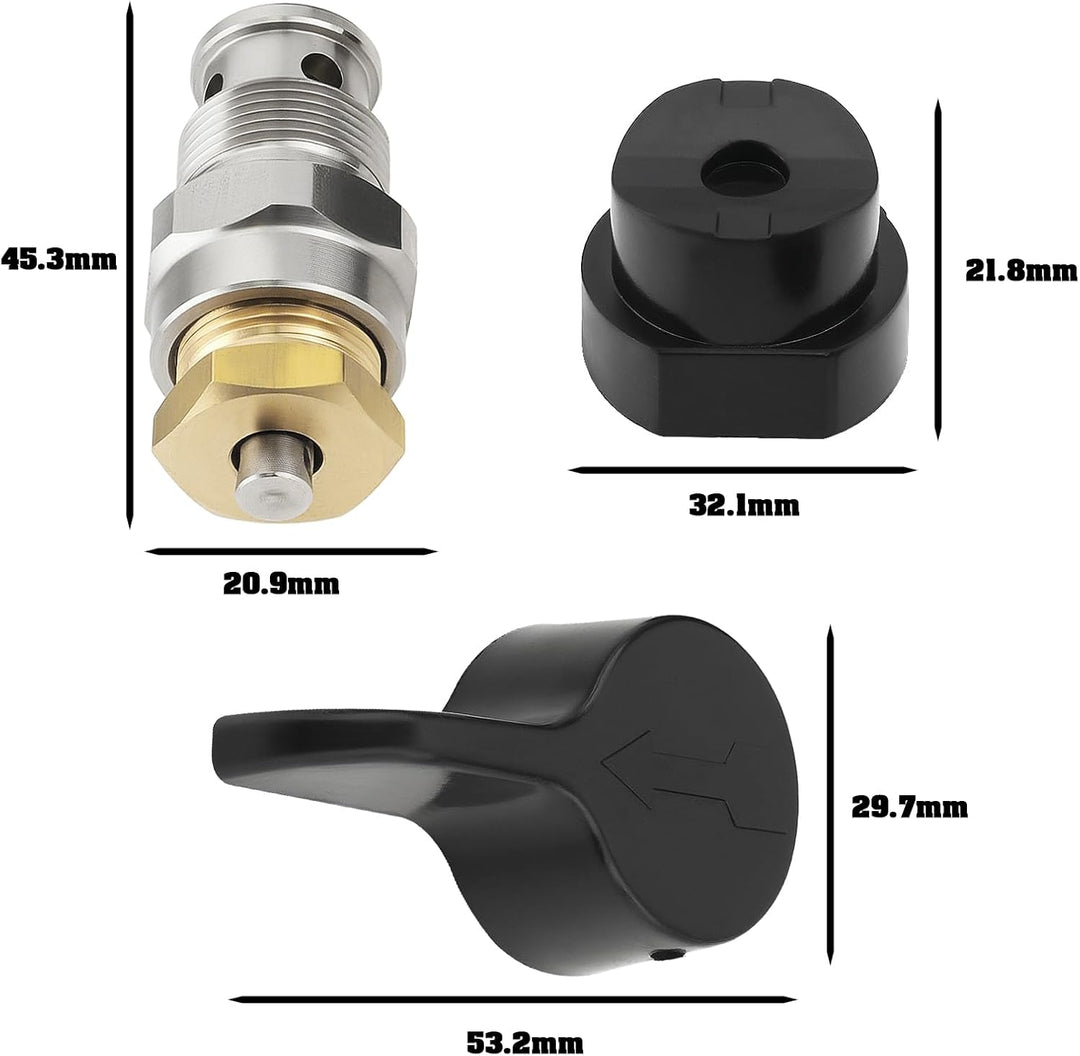 SG Store 1 Satz Airless-Sprühmaschine Ablassventil Reparatursatz Kompatibel mit Airless-Farbsprüher