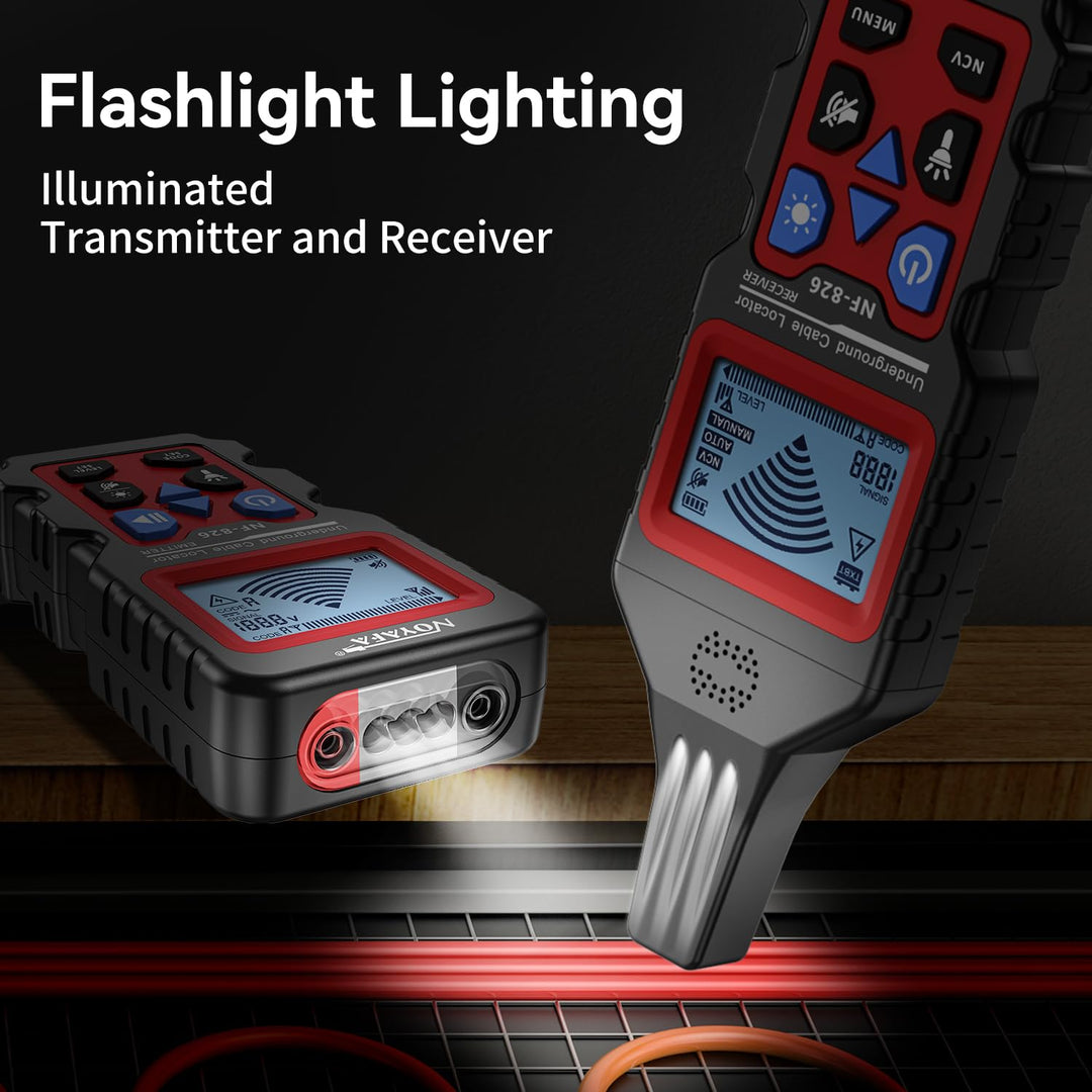 NOYAFA NF-826 Untergrundkabel Tester Locator Draht Tracker Detektor, Wand und unterirdische Rohrleit
