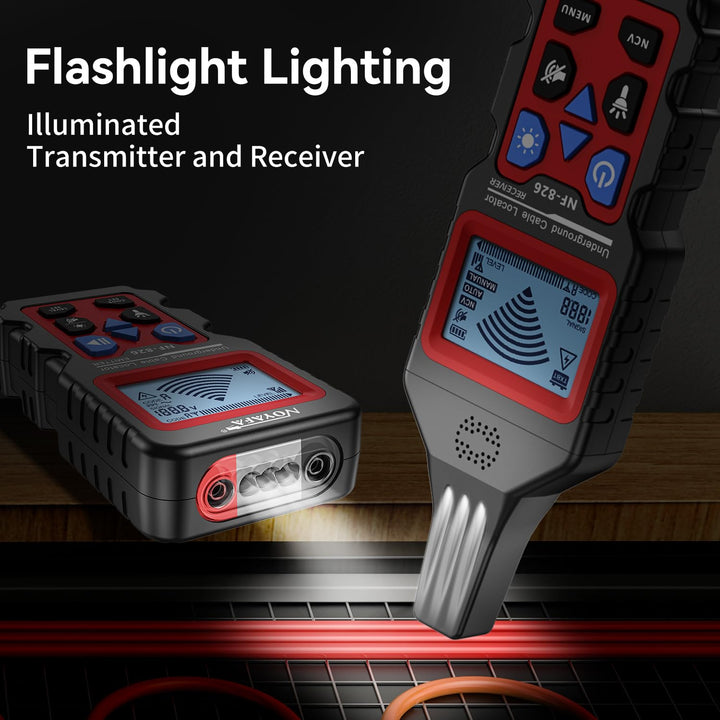 NOYAFA NF-826 Untergrundkabel Tester Locator Draht Tracker Detektor, Wand und unterirdische Rohrleit
