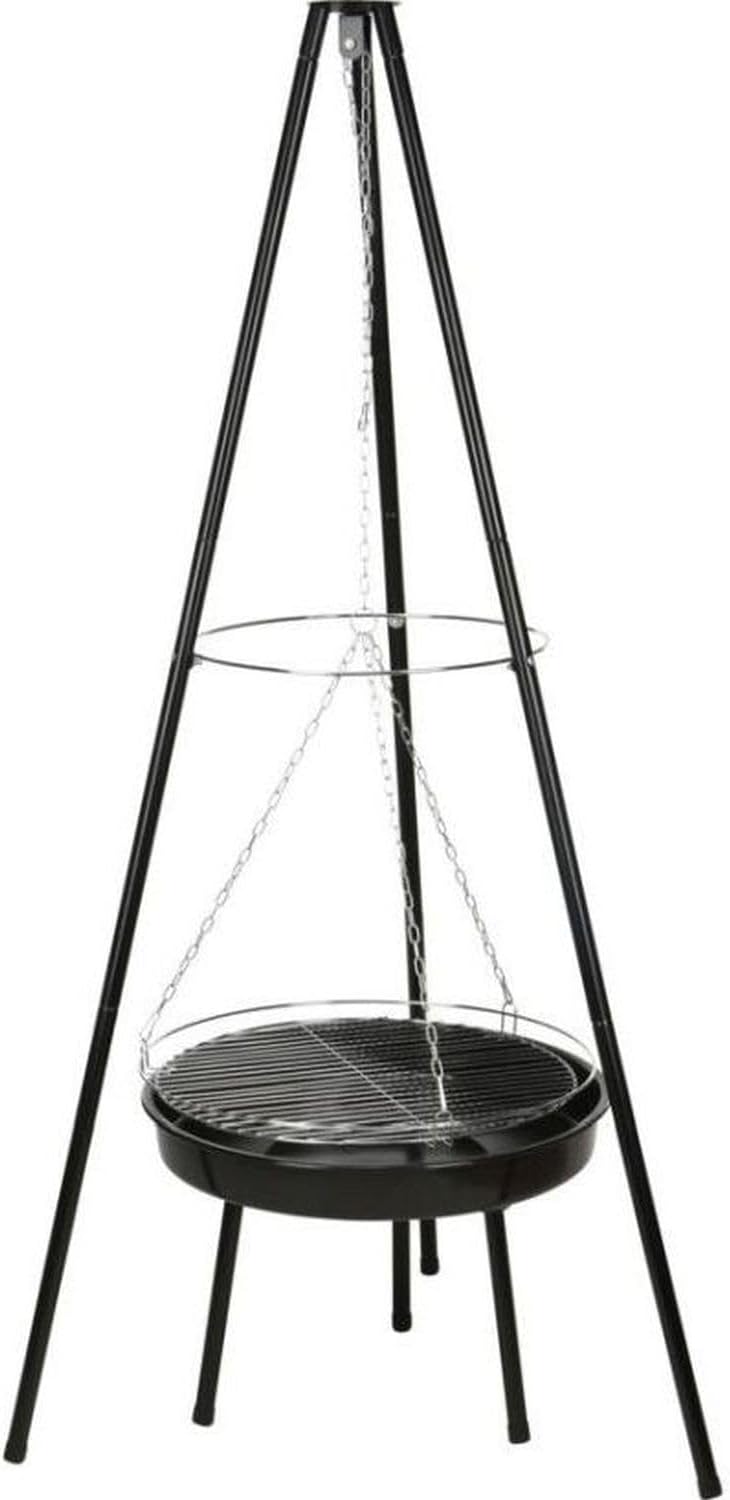 RBS24 Dreibeingrill Schwenkgrill schwarz Ø52 cm Höhe: 151 cm