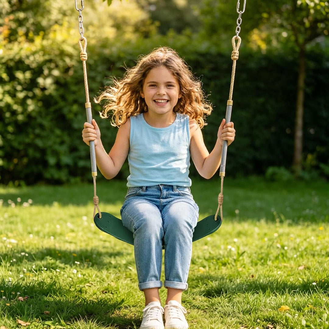 Gartenschaukel Leichtgewichtig Weicher Sitz Unterhaltsam Kippsicher | Draussen Kinderschaukel Für Au