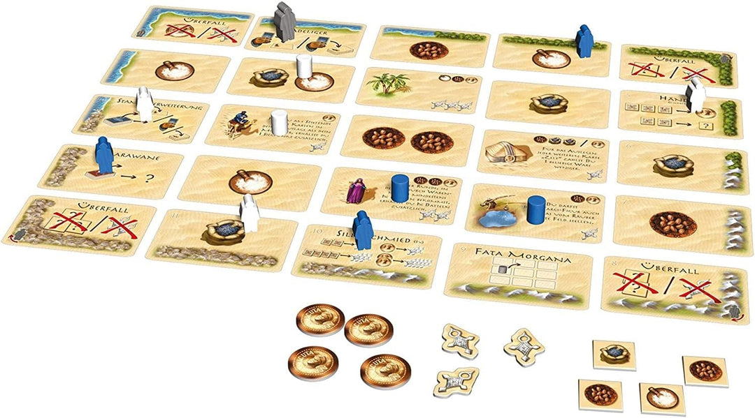 Kosmos 691479 Targi, Spiel für Zwei, Brettspiel, Gesellschaftsspiel, Spiele für 2 Personen, Strategi