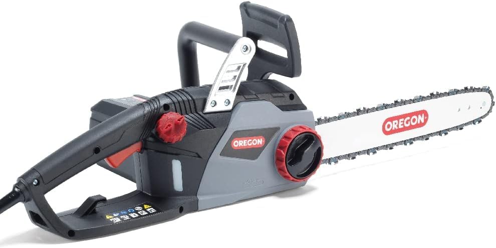 Oregon CS1400 2400W Elektrokettensäge, Leistungsstarke Elektrosäge mit 40 cm (16 Zoll) 603349 & 3er-