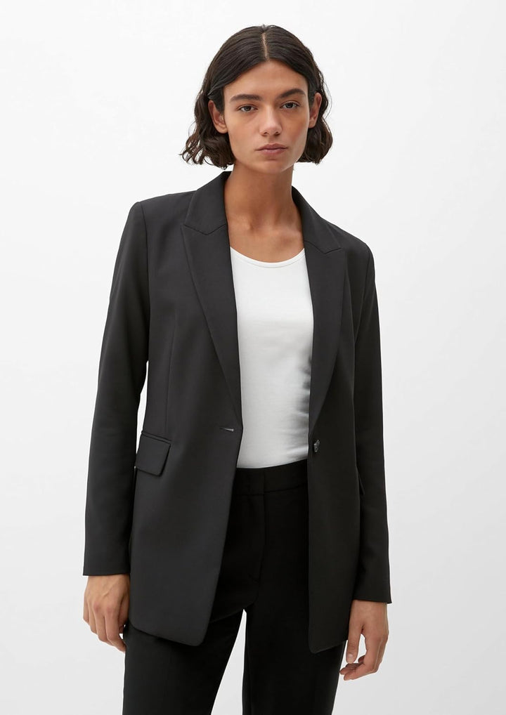 s.Oliver Damen 150.11.899.15.152.2102883 Blazer 34 9999_schwarz, 34 9999_schwarz