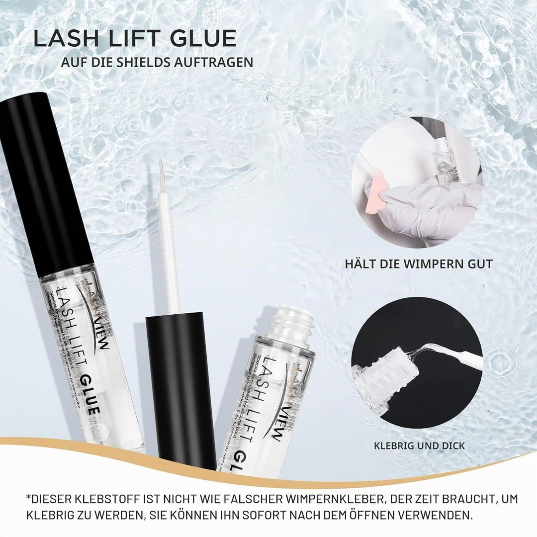 LASHVIEW Lash Lift Kit,Lash Lift,Professional Eyelash Perm Kit,Liquid Set,Semi-Permanent,Curling Per