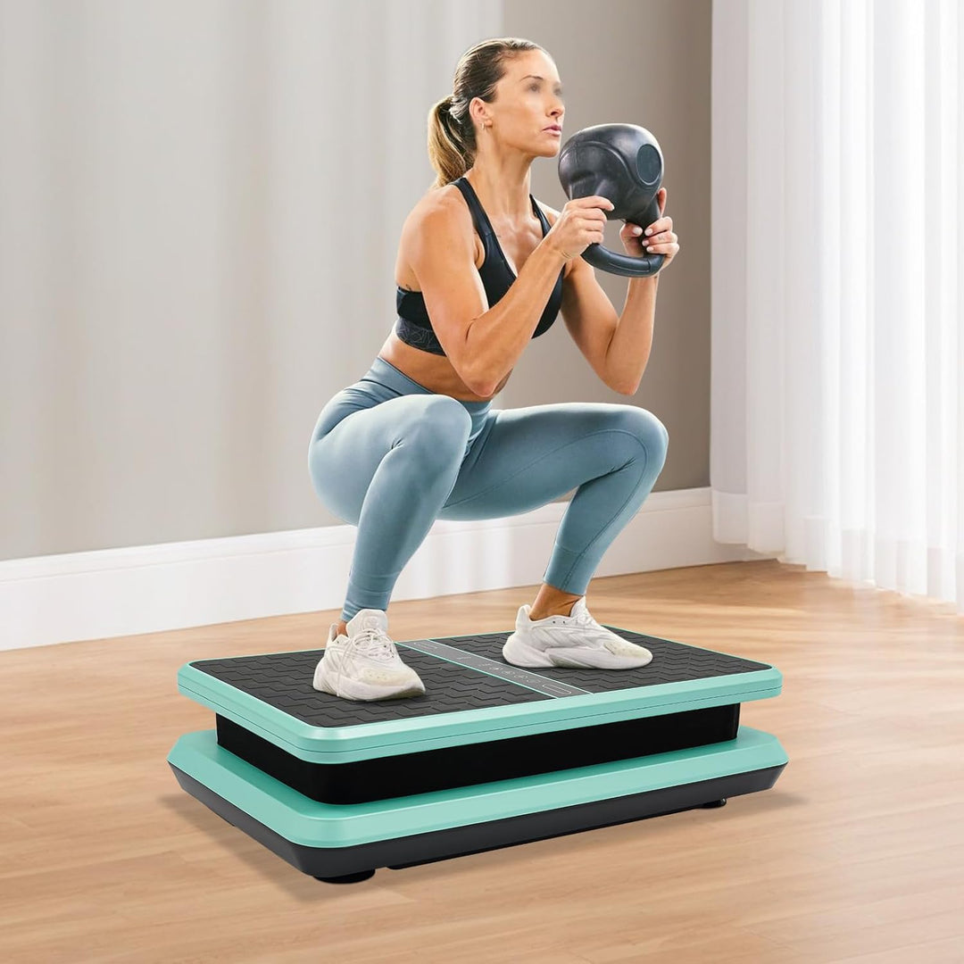 99 Geschwindigkeitsstufen + Fernbedienung Rüttelplatte Vibrationsplatte Für Frauen Vibration Plate S