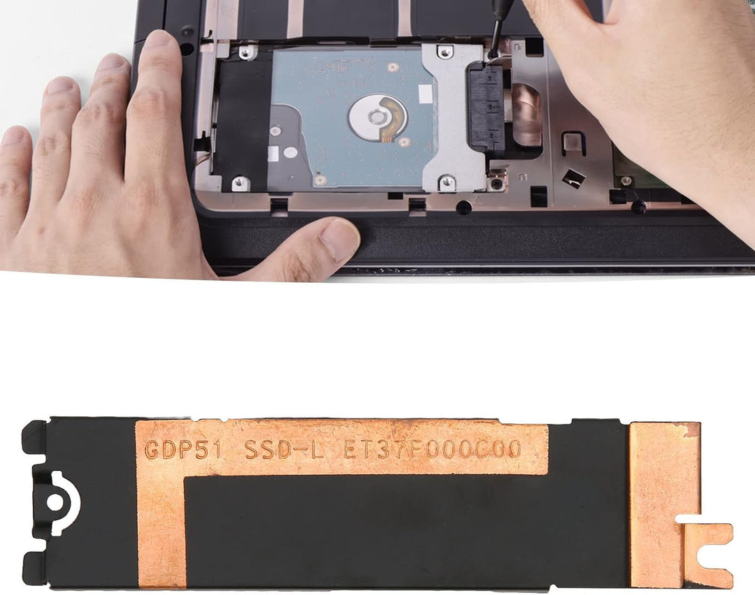 Dioche XPS 15 9510 SSD-Kühlkörper Linker Kühlkörper XPS 9520 Aluminiumlegierung SSD-Kühlkörperabdeck