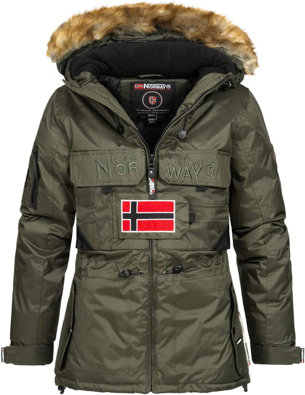 Geographical Norway Damen Bellaciao Jacke XL Kaki, XL Kaki