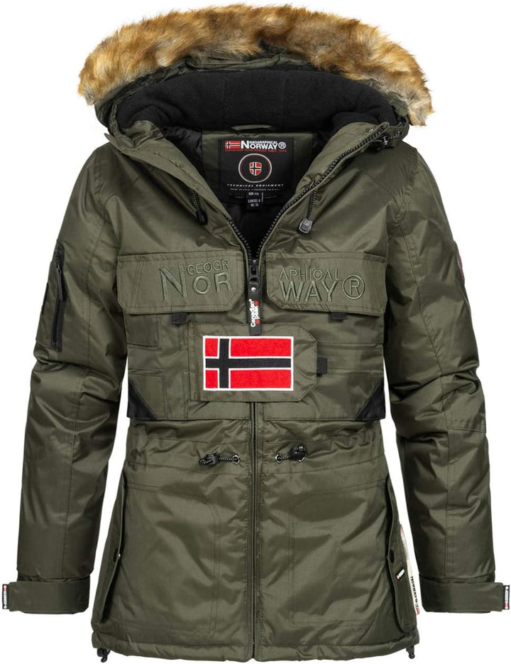 Geographical Norway Damen Bellaciao Jacke XL Kaki, XL Kaki