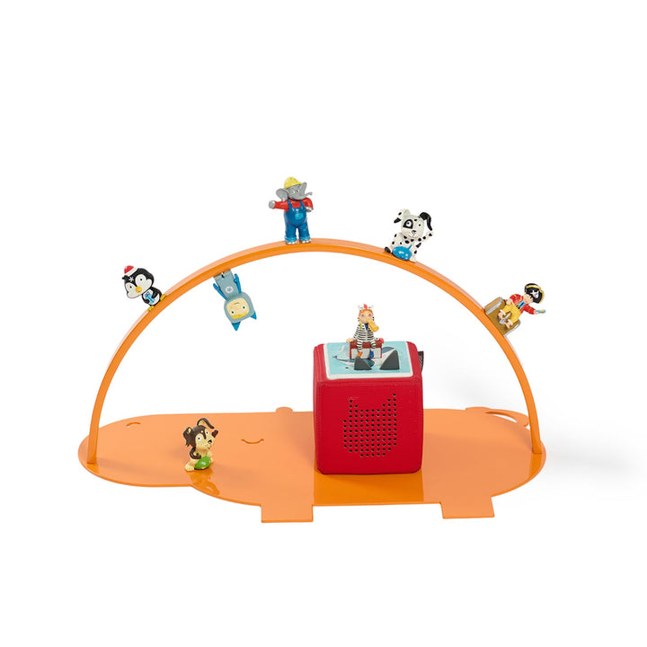 Regal NILPFERD – Magnetisches Standregal für 70–100 Hörfiguren – kompatibel mit Toniebox & Ladestati