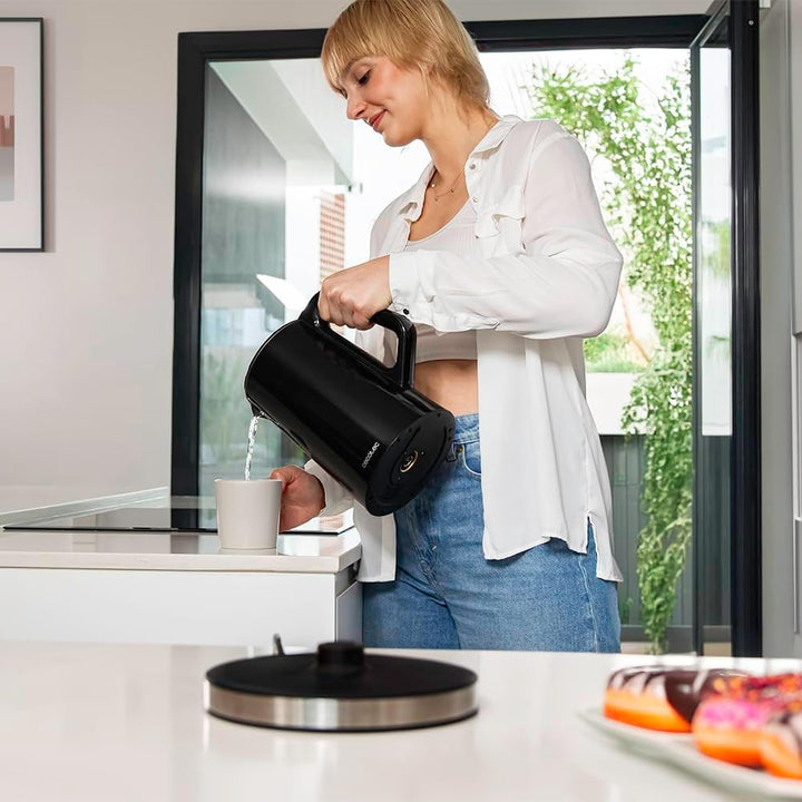 Cecotec Wasserkocher - 1,7L - Thermosense 800 Neo. 2200W Leistung, digitale Anzeige, Keep Warm-Funkt