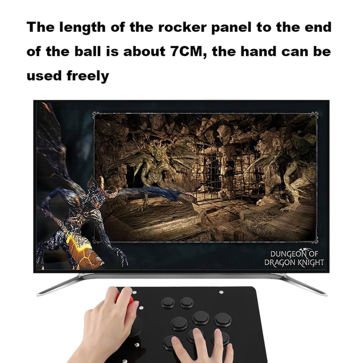 Arcade Joystick, USB Fighting Stick Street Rocker Fighter Handle Button Controller Panel DIY Gaming