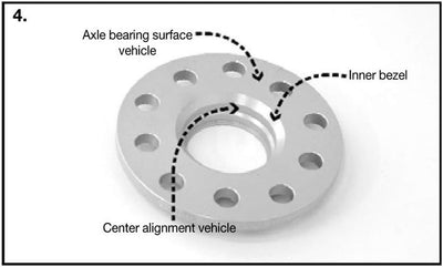 Spurverbreiterung TRAK+ Spurverbreiterungen/TRAK+ Wheel Spacers HR 2035650 Distanzscheibe Räder