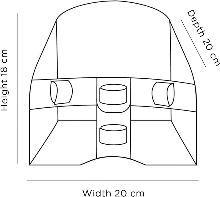 Götz 3401927 Blümchen Roller- und Fahrradsitz - Puppenzubehör für alle Puppen von 27 cm bis 50 cm eg