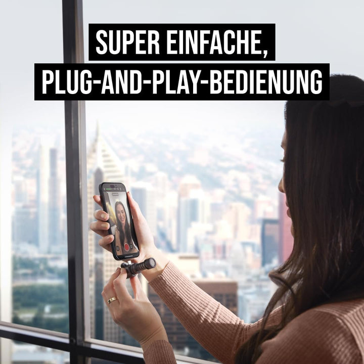 RØDE VideoMic Me-C+ Richtmikrofon für USB-C-Mobilgeräte (iOS und Android), Perfekt für die Erstellun