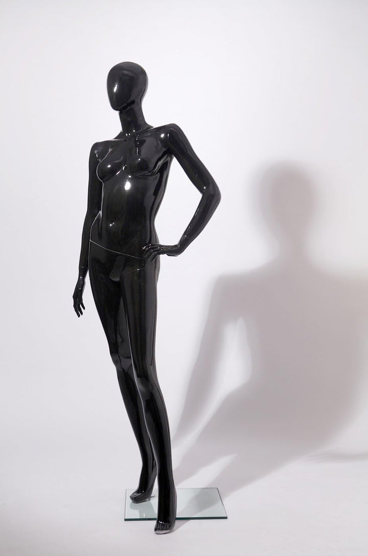 Euroton K4698-H schöne schwarz lackierte Schaufensterpuppe Glanz