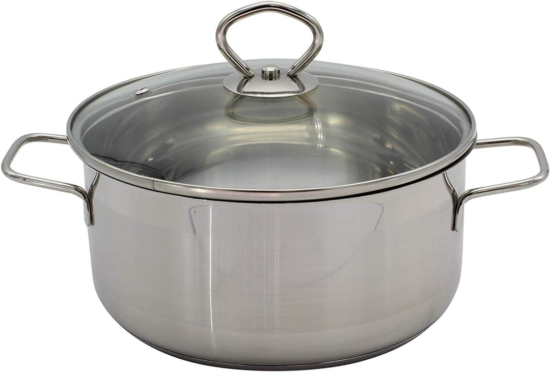 KRÜGER LUENING-0032 Topfset, Edelstahl, Gross