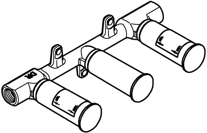 GROHE Zweihand Unterputz-Universal-Einbaukörper (1/2", Wandeinbau, mit Dichtmanschette), 29025002, S