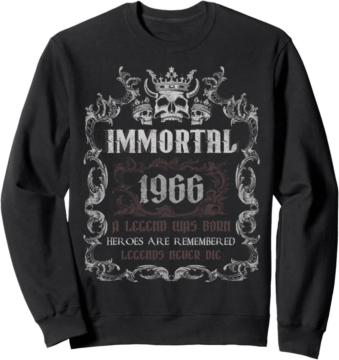 Geschenk zum 56. Geburtstag, unsterblich, 1966, 56 Jahre alte Party Sweatshirt