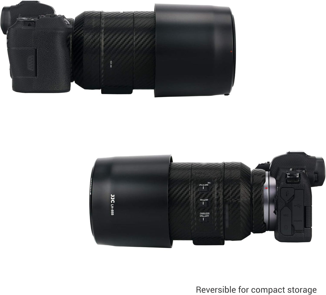 JJC Bajonett Gegenlichtblende für Canon RF 600 mm f/11 is STM & Canon RF 135mm f/1.8 L is USM Objekt