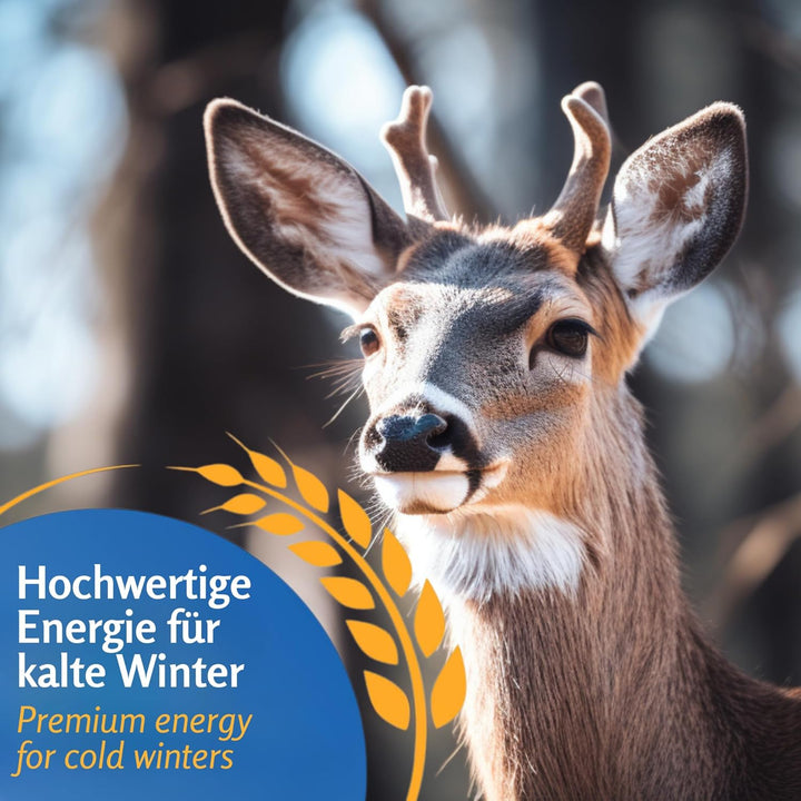 Leimüller Wildfutter 9 Powermischung 20 kg - Energiereiches Winterfutter, mit Apfeltrester - Für Rot