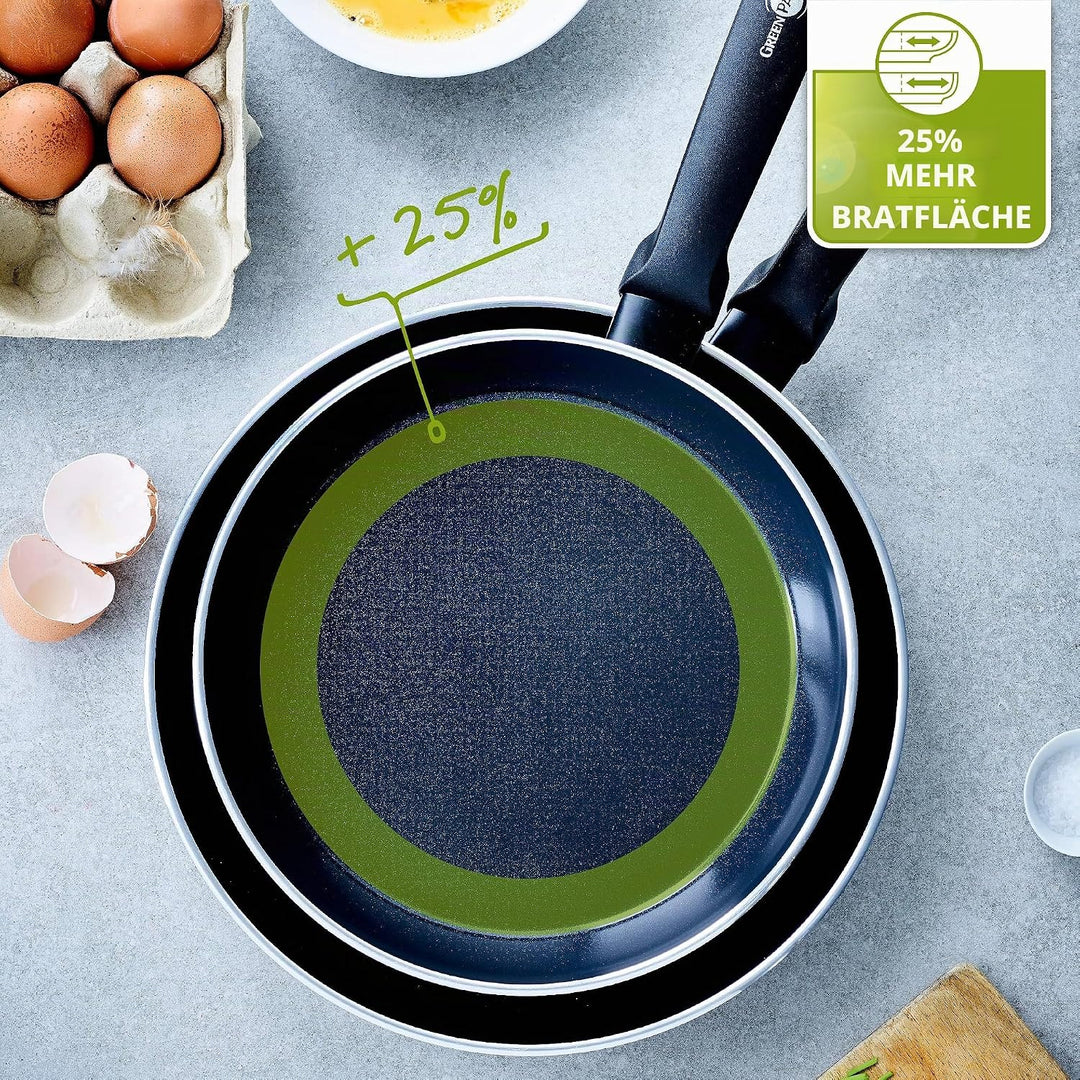 GreenPan Torino Gesunde antihaftbeschichtete Keramik 28cm/3,6 Liter Wok, PFAS frei, Induktion, Backo