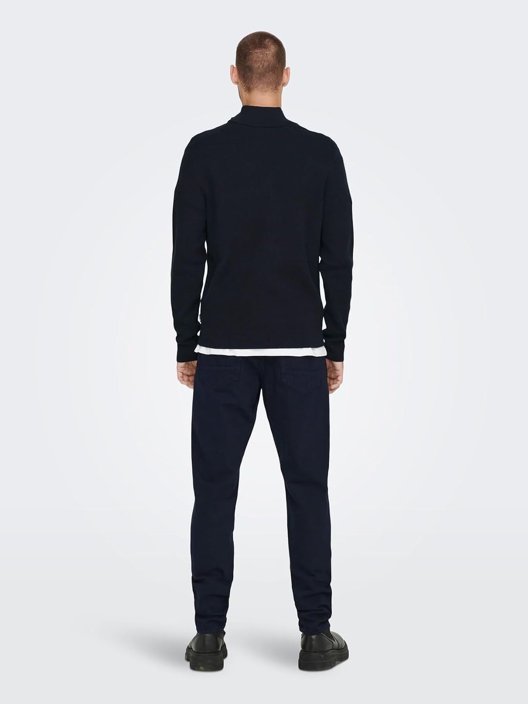 ONLY & SONS Herren Pullover L Dark Navy, L Dark Navy