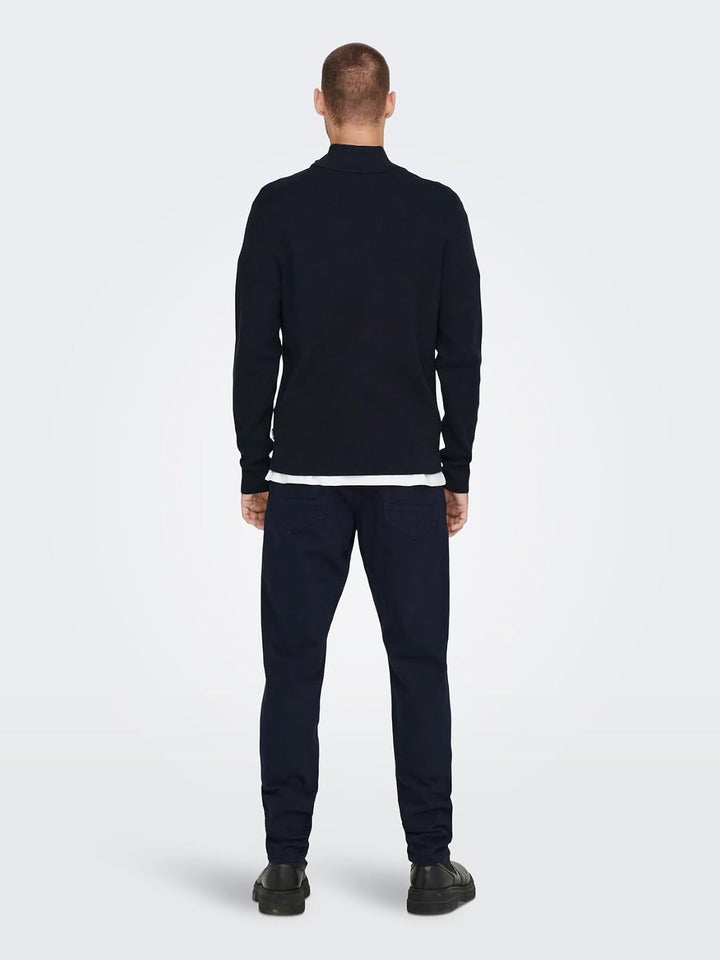 Only &amp; Sons Male Strickpullover ONSPHIL Pullover XS Dark Navy, XS Dark Navy